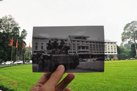 Lạ & Cười - Việt Nam 'xưa và nay' qua bộ ảnh lồng trong ảnh (Hình 2).