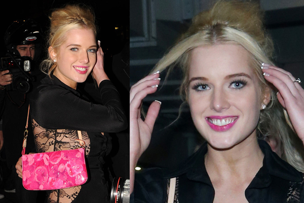 Hậu trường - Helen Flanagan 'hở hang' cùng váy mỏng