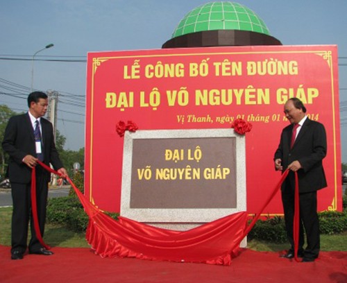 Xã hội -  Chính thức có Đại lộ Võ Nguyên Giáp ngày 1/1 (Hình 2).
