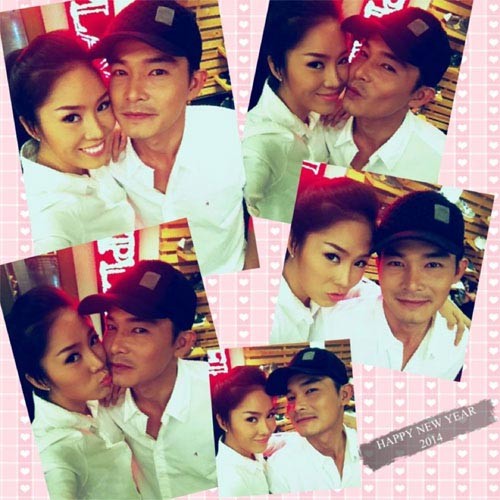 Giải trí - Những nụ hôn 'bỏng mắt' của sao những ngày đầu năm (Hình 7).