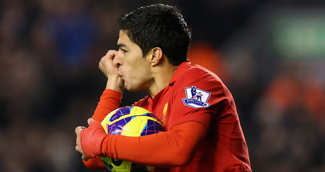 Bóng đá Quốc tế - Suarez phá kỷ lục ghi bàn tại Premier League