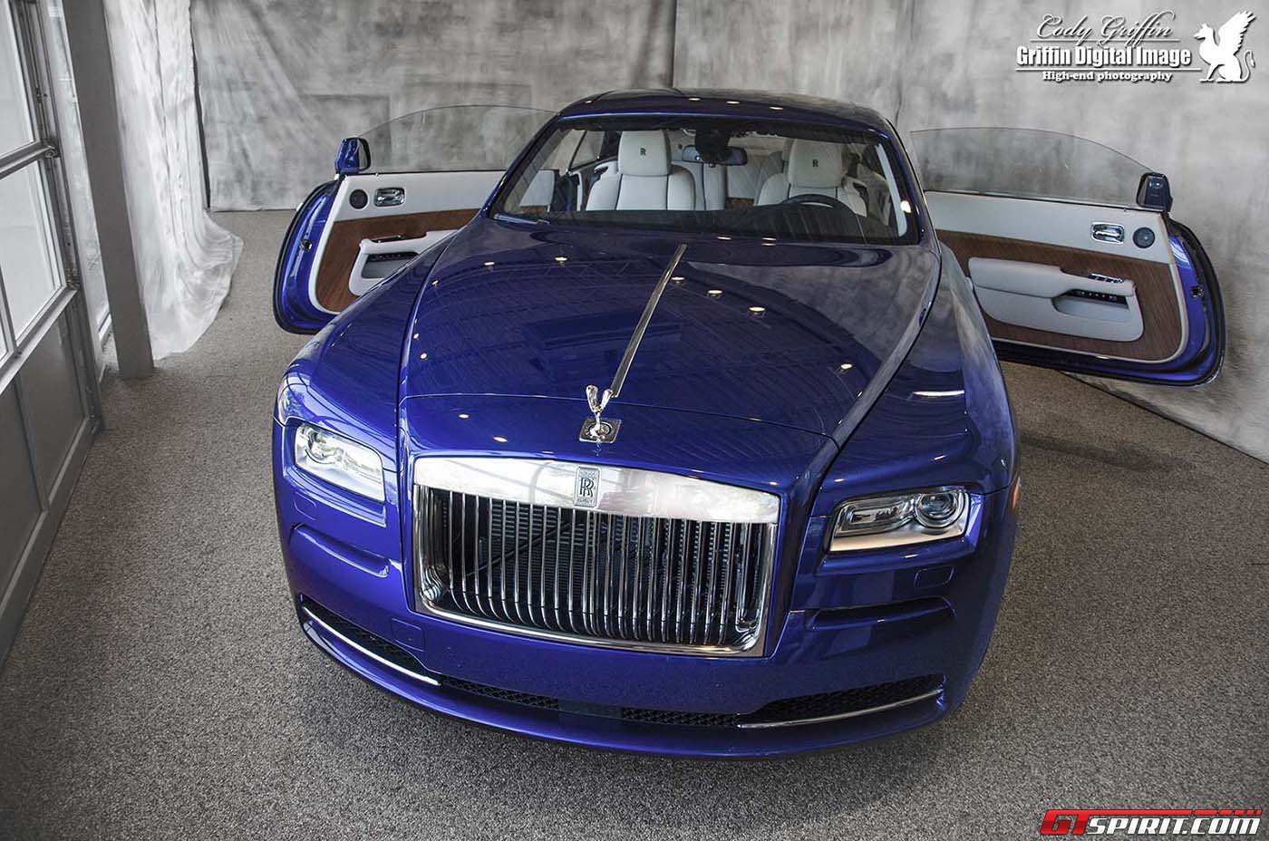 Ô tô-Xe máy - Chùm ảnh: Rolls-Royce Wraith màu xanh ở Boston   