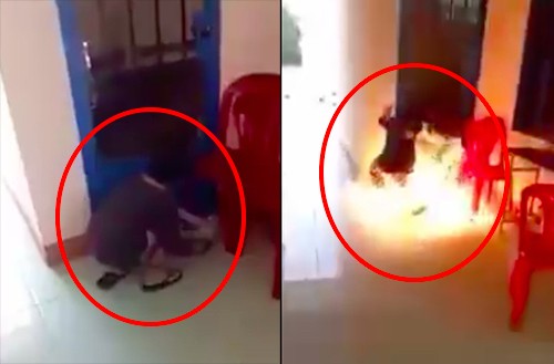 Dậy sóng mạng - 'Câu' đủ 1.000 like trên facebook, cô gái mang xăng đến đốt trường