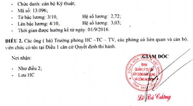 Xã hội - Giám đốc bị thôi chức vẫn ký tuyển người: UBND tỉnh Bạc Liêu nói gì?