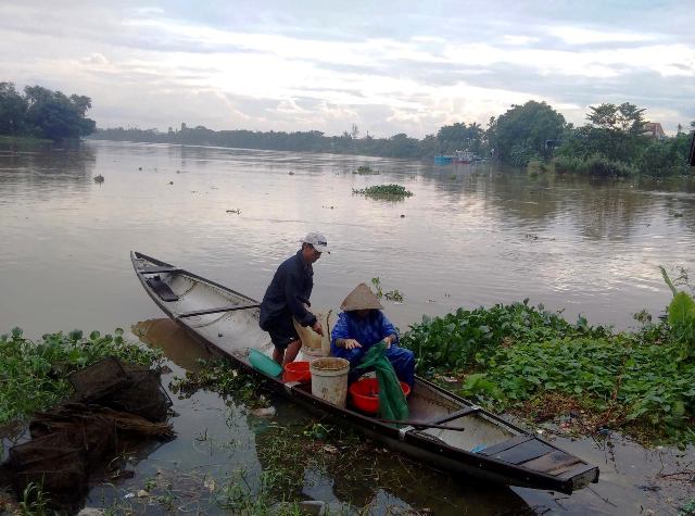 Dân sinh - Lũ về, ngư dân trắng đêm buông lưới mưu sinh mặc mưa trút trên đầu (Hình 5).