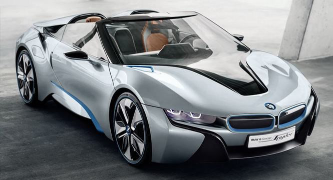 Tin tức xe - BMW i8 Roadster mui trần, chiếc xe đến từ tương lai