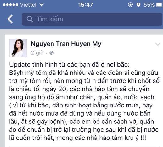 Sự kiện - Á hậu Huyền My nói gì khi bị so sánh tiền từ thiện với Phan Anh? (Hình 3).