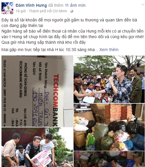 Ngôi sao - Mr Đàm biến biệt thự triệu đô thành kho để đồ ủng hộ miền Trung