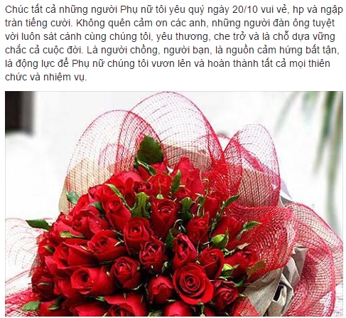 Dậy sóng mạng - Những lời chúc ngọt ngào và món quà ý nghĩa của chị em ngày 20/10 (Hình 3).