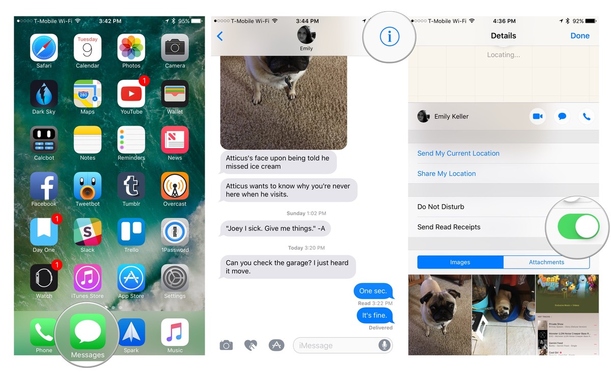 Thủ thuật - Tiện ích - Cách tắt tính năng thông báo trạng thái iMessage đã được đọc