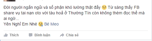 Dậy sóng mạng - Tàu hỏa đâm ô tô: Bạn bè ‘sốc’ khi hay tin 3 cô gái trẻ tử vong (Hình 5).