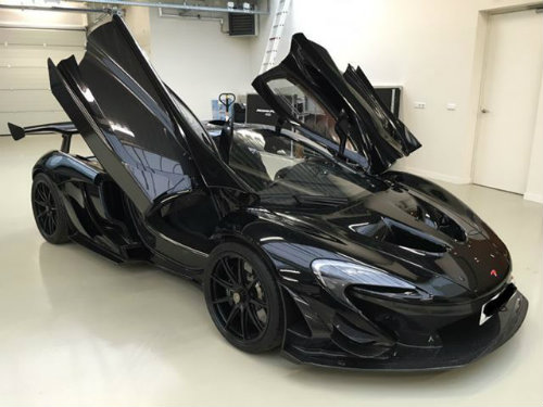 Thú chơi - Ngắm siêu xe đua McLaren P1 GTR đen bóng 'cực ngầu' (Hình 4).