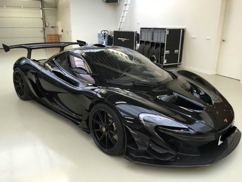 Thú chơi - Ngắm siêu xe đua McLaren P1 GTR đen bóng 'cực ngầu' (Hình 6).