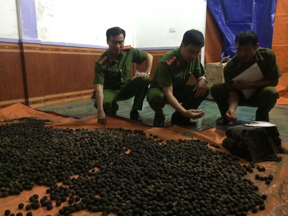 An ninh - H&igrave;nh sự - Ph&aacute; cơ sở l&agrave;m thuốc đ&ocirc;ng y giả từ... bột ng&ocirc; v&agrave; mật m&iacute;a (H&igrave;nh 2).