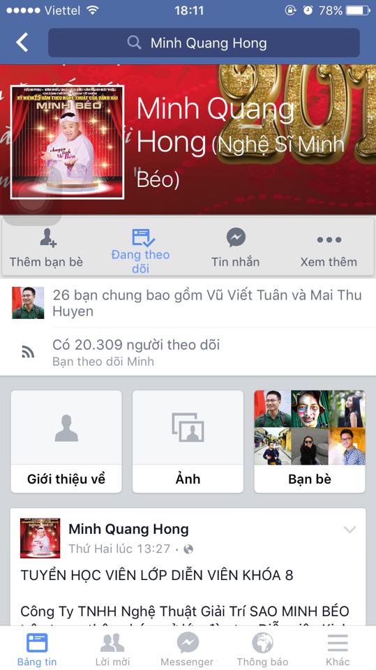 Ngôi sao - NS Minh Béo bất ngờ mở lại facebook và sắp trở về Việt Nam?