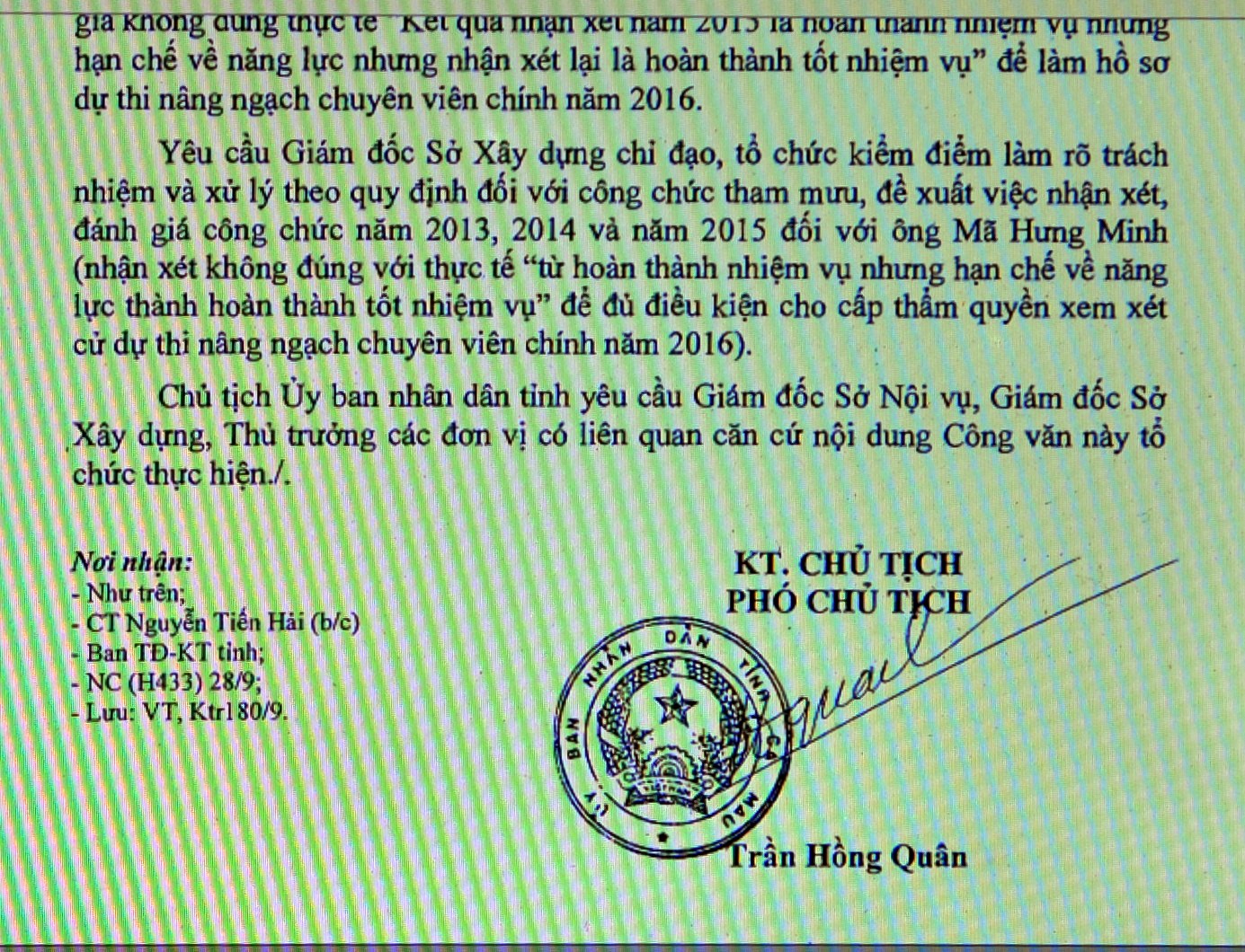 Xã hội - Giám đốc Sở để thi 'lậu' nâng ngạch công chức, chỉ bị...phê bình (Hình 2).