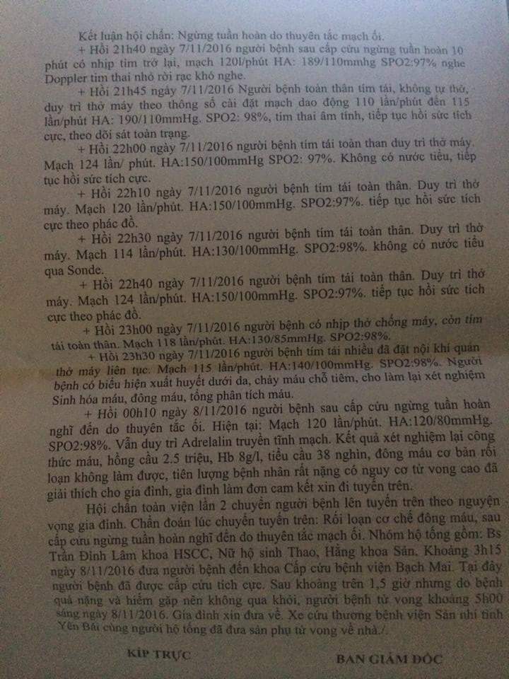 Dân sinh - Vụ 2 mẹ con sản phụ tử vong: Ban GĐ BV Sản – Nhi Yên Bái nói gì? (Hình 3).