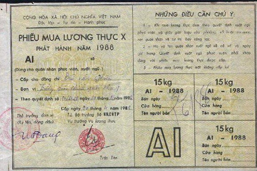 Tin cũ - Chùm ảnh: tem phiếu, xếp hàng thời bao cấp (Hình 8).