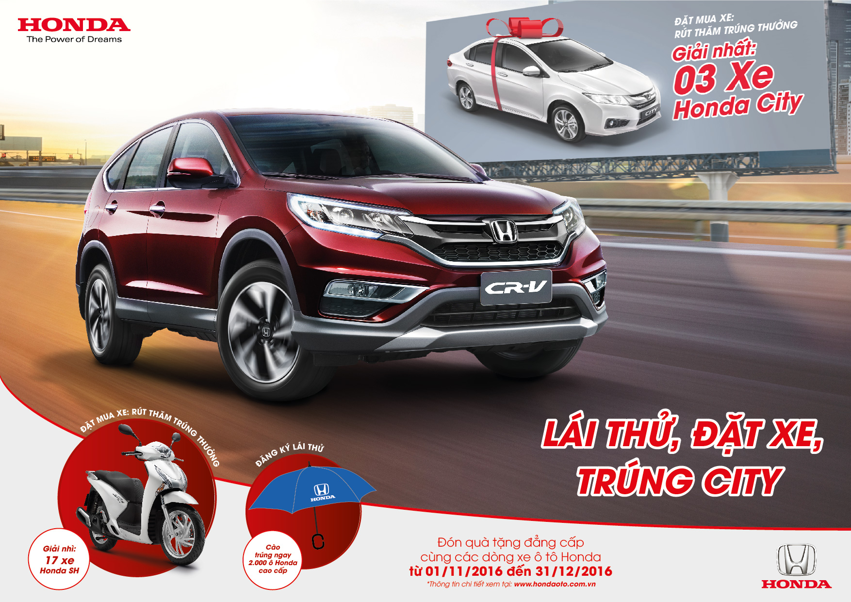 Tin tức xe - Honda Việt Nam tiếp tục chương trình ‘Lái thử, trúng thật’