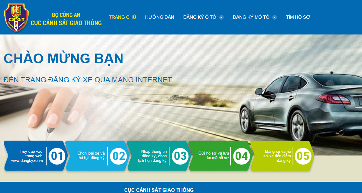 Tin tức xe - Hà Nội và TP. HCM triển khai đăng ký xe ô tô qua mạng cho người dân