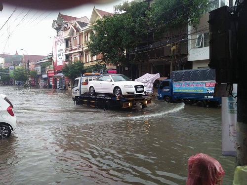 Xã hội - TP Hà Tĩnh nước ngập sâu, Chủ tịch thành lập hội Câu... giải trí (Hình 8).