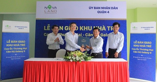 Kinh doanh - Novaland chính thức bàn giao khu nhà trẻ tại khu căn hộ Galaxy 9