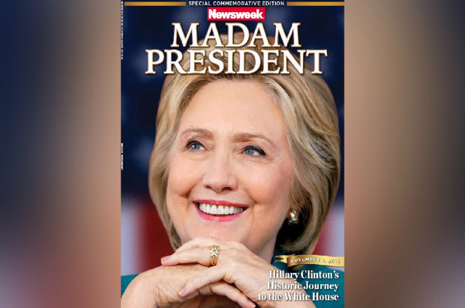 Tiêu điểm - Báo Mỹ in trước bìa Clinton thắng cử, người ủng hộ Trump giận dữ