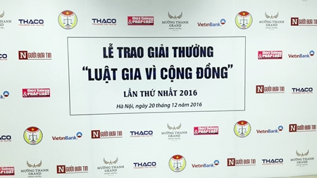 Xã hội - Lễ trao giải 'Luật gia vì Cộng đồng' lần thứ nhất 2016 (Hình 10).