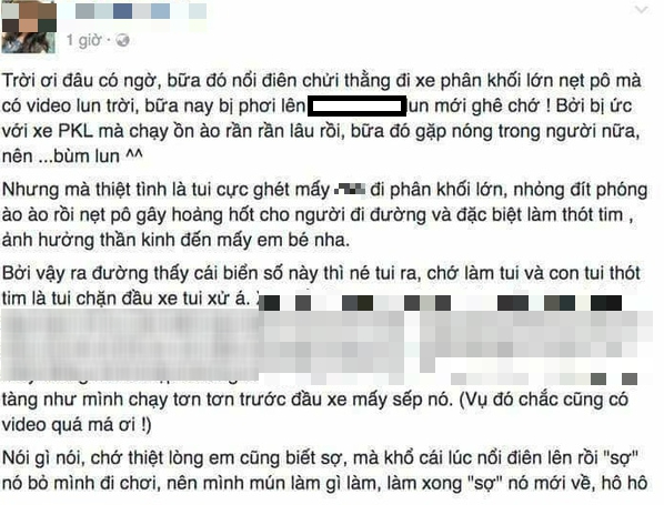 Dậy sóng mạng - Dân mạng tranh cãi chuyện cô gái mắng xế chạy xe phải có não (Hình 2).