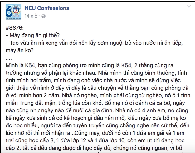 Dậy sóng mạng - Suy ngẫm chuyện chàng trai ăn cơm nguội chan nước mỳ tôm