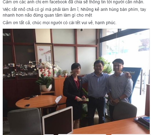 Dậy sóng mạng - Hành động đẹp của người đàn ông nhặt được 3 triệu đăng lên facebook (Hình 3).