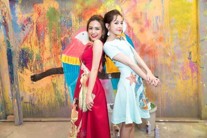 Âm nhạc - Hoàng Thùy Linh và Chi Pu hóa chị em 'sinh đôi' rực rỡ đón xuân (Hình 4).
