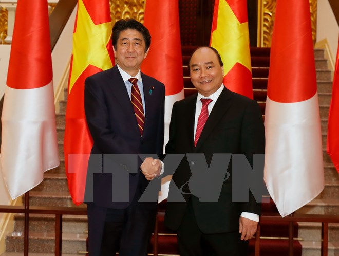 Chính trị - Thủ tướng Nguyễn Xuân Phúc hội đàm với Thủ tướng Nhật Bản Shinzo Abe