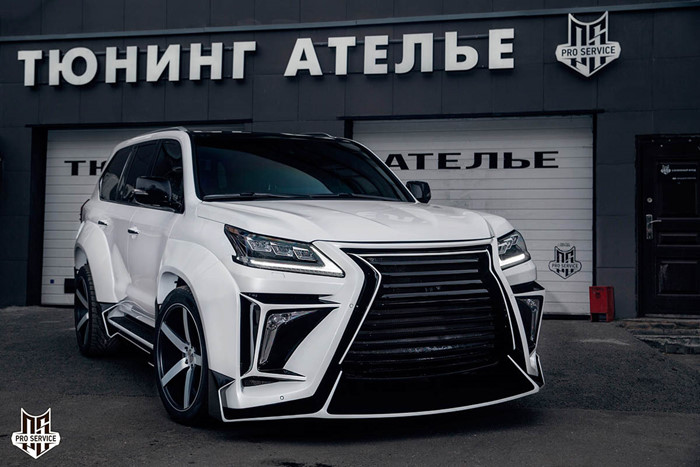 Thị trường - Lexus LX570 độ widebody 'ngầu' nhất quả đất của dân chơi Nga