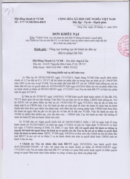 An ninh - Hình sự - Tổng cục Thi hành án đề nghị làm rõ vụ 'đại gia' Lê Ân khiếu nại (Hình 2).