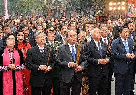 Xã hội -  Thủ tướng Nguyễn Xuân Phúc dự khai hội Gò Đống Đa