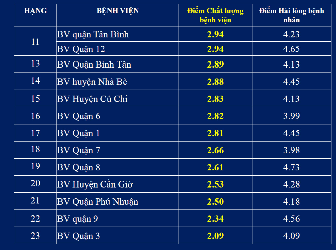 Các bệnh - TP.HCM công bố 'top' các bệnh viện chất lượng cao (Hình 5).