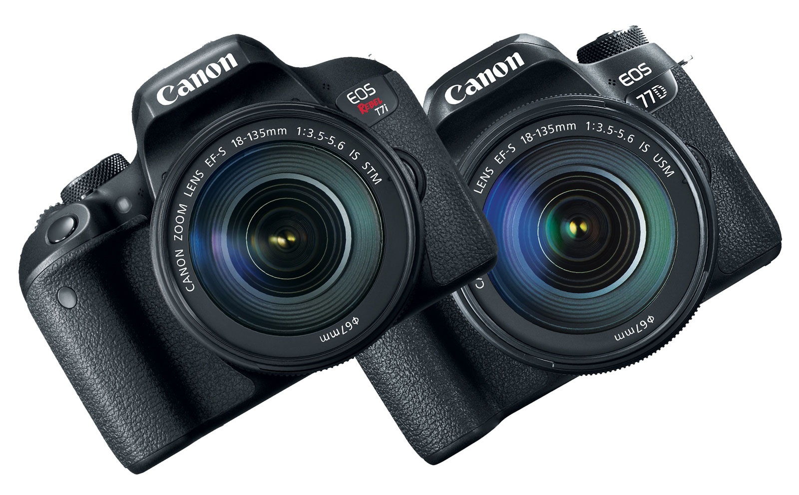 Sản phẩm - Cận cảnh bộ đôi DSLR EOS 77D và Rebel T7i của Canon