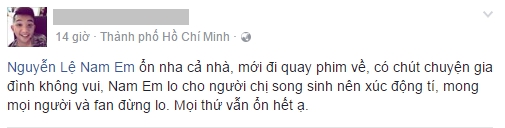 Ngôi sao - Nam Em và chị gái song sinh khóc lóc cầu cứu vì bị đe dọa tính mạng (Hình 3).