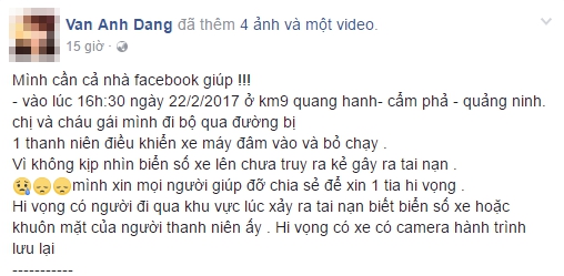 Dậy sóng mạng - Clip: Xe máy tông trúng 2 mẹ con đang sang đường rồi bỏ chạy (Hình 2).