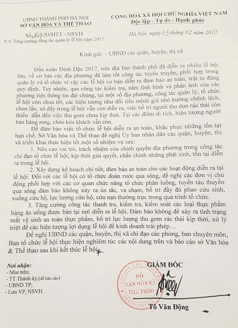 Xã hội - Lùm xùm ‘cướp lộc’ trong lễ hội: Sở Văn hóa Hà Nội chỉ đạo 'nóng'