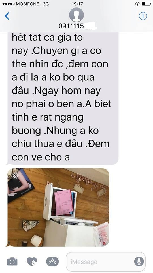 Ngôi sao - Phi Thanh Vân đưa bằng chứng chồng cũ đập phá, đe dọa đốt nhà (Hình 10).