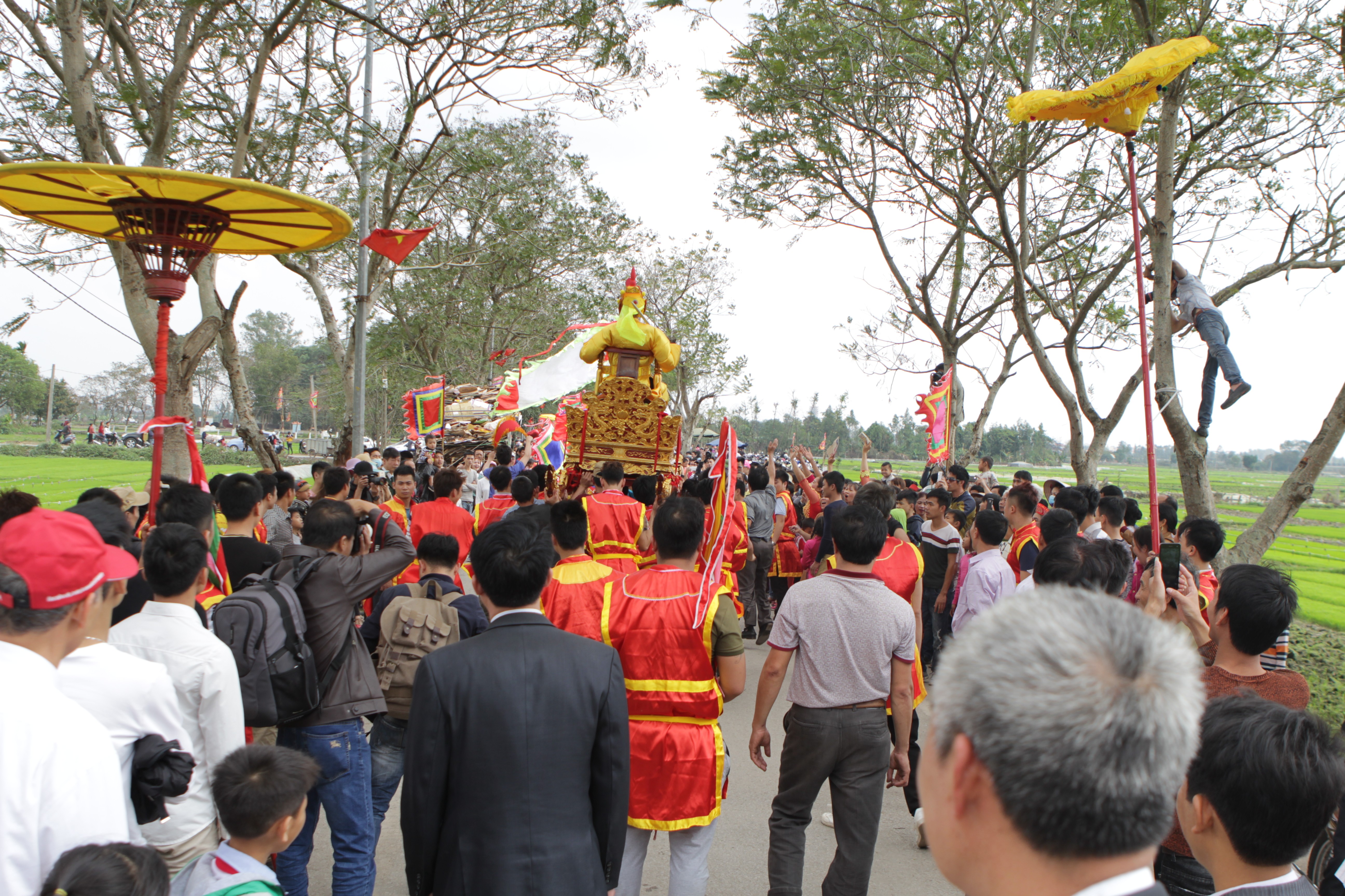 Xã hội - Độc đáo lễ hội rước 'vua sống' tại Hà Nội (Hình 10).