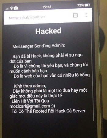 Công nghệ - Website sân bay bị hack: 'Mất bò' nhiều lần nhưng 'chuồng' chưa xong (Hình 2).