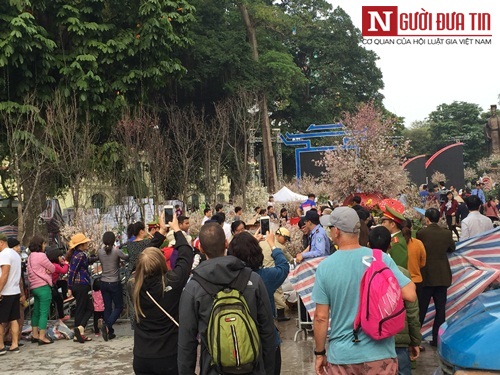 Xã hội - Lễ hội hoa Anh đào 2017: 'Nóng' ngay khi còn 'quây bạt' (Hình 8).