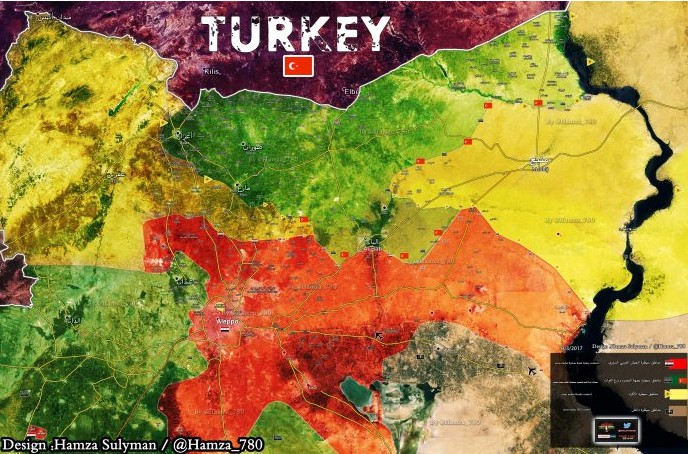 Quân sự - Thổ Nhĩ Kì nã pháo ở Manbij, 8 binh sĩ Syria thiệt mạng