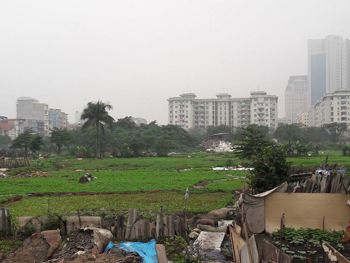 Xã hội - Hà Nội: Dự án siêu khách sạn tỷ đô, 7 năm vẫn là ruộng rau tự phát (Hình 3).