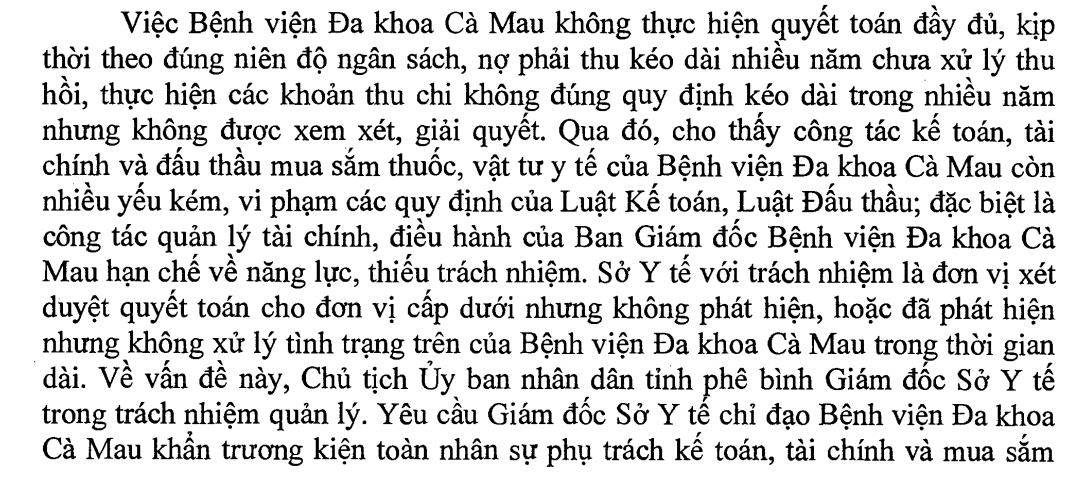 Xã hội - Sai phạm 'trăm tỷ' tại Cà Mau: Hạn chế năng lực, thiếu trách nhiệm (Hình 3).