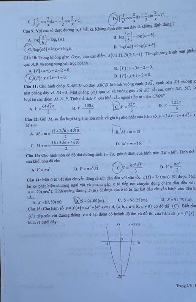 Giáo dục - Hà Nội: Đề thi thử môn Toán khá 'rắn', học sinh cần chú ý gì?   (Hình 3).