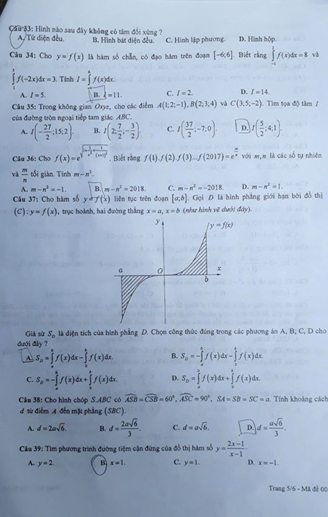 Giáo dục - Hà Nội: Đề thi thử môn Toán khá 'rắn', học sinh cần chú ý gì?   (Hình 6).